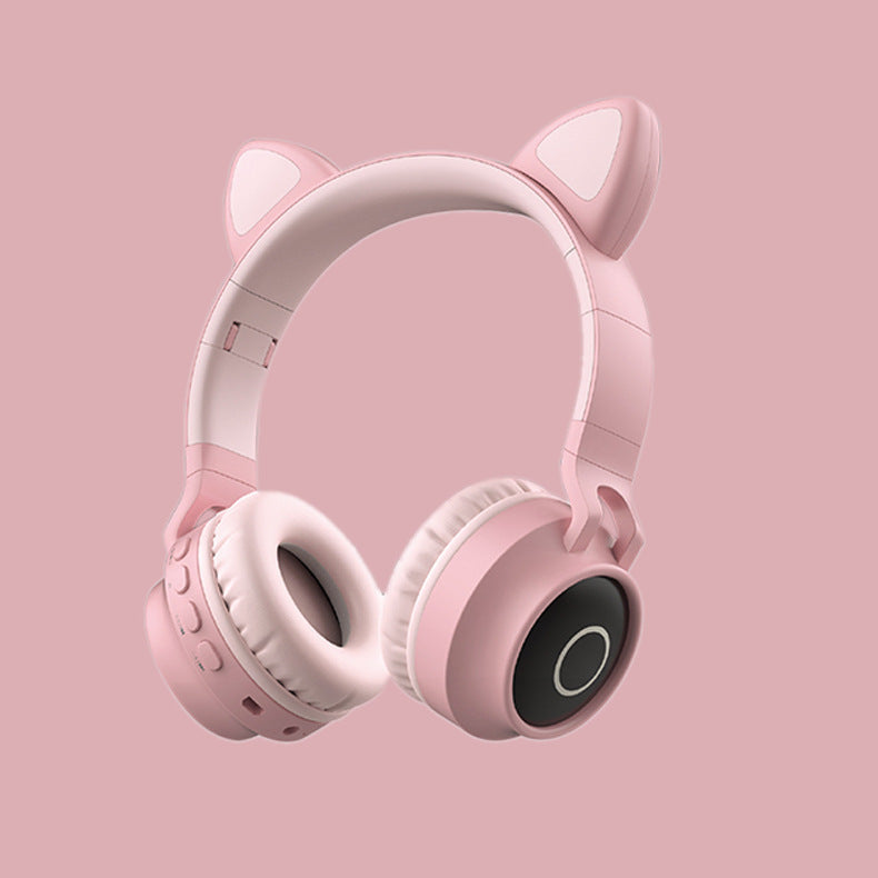 LED Light Cat Ear Bluetooth Headphones - Wireless 5.0 with Microphone Seasia