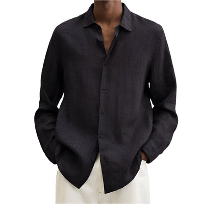 Men’s Long Sleeve Lapel Shirt Seasia