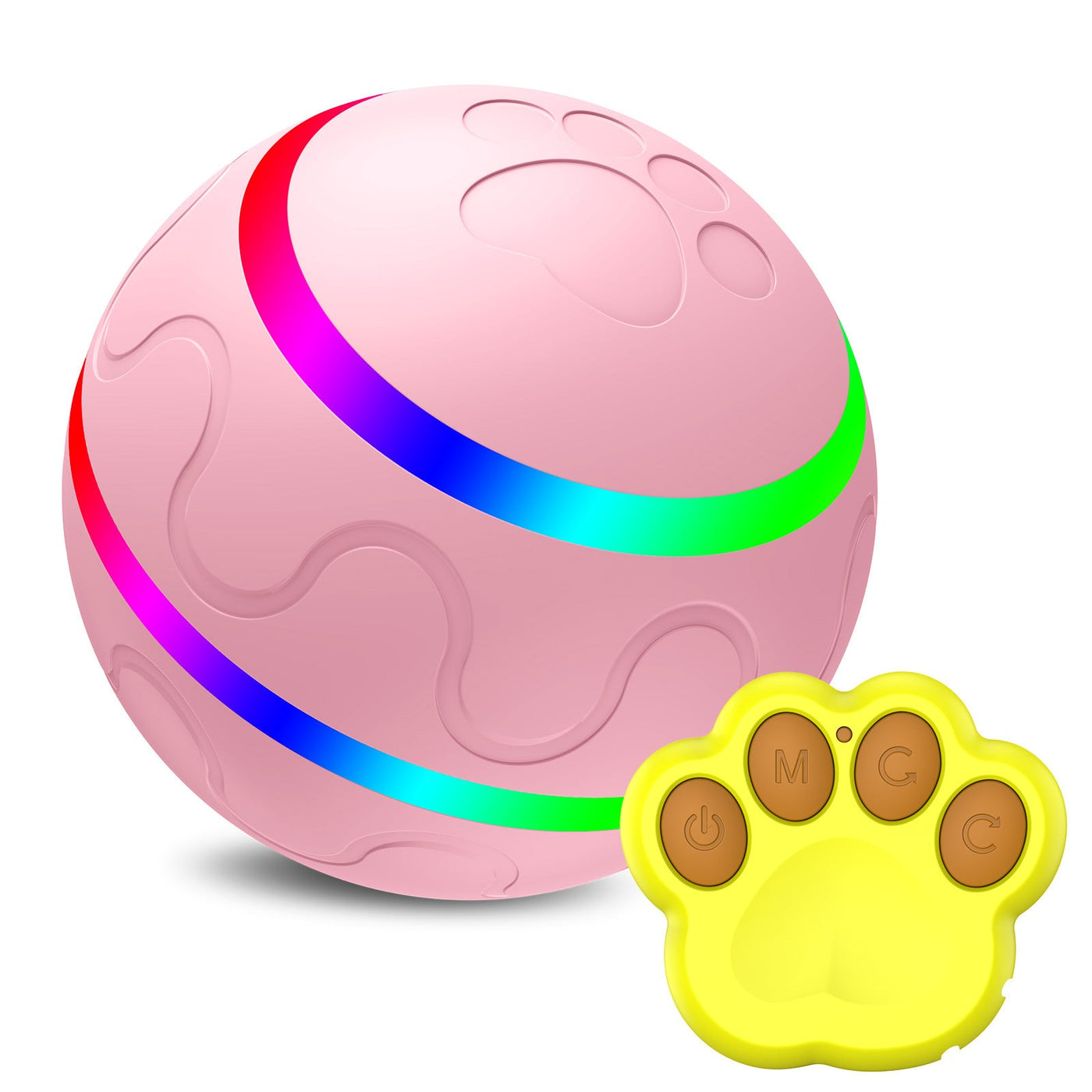 Smart Cat Ball Toy – Auto Rolling & Rechargeable Seasia