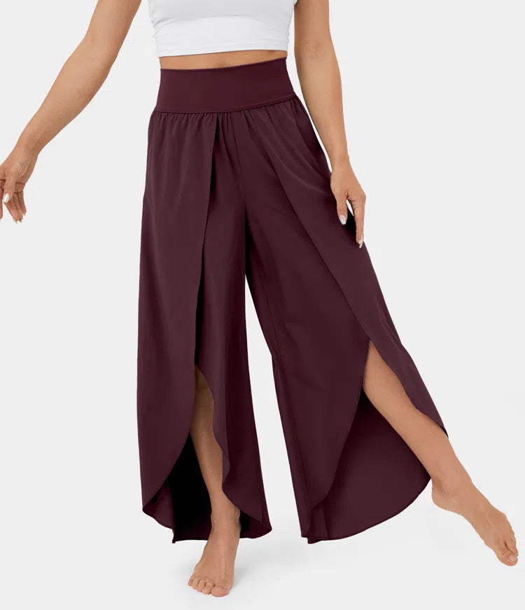 High Waist Split Yoga Pants Seasia