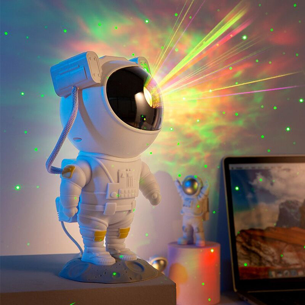 Astronaut Galaxy Projector Lamp – Starry Night Sky USB Light with Remote Seasia