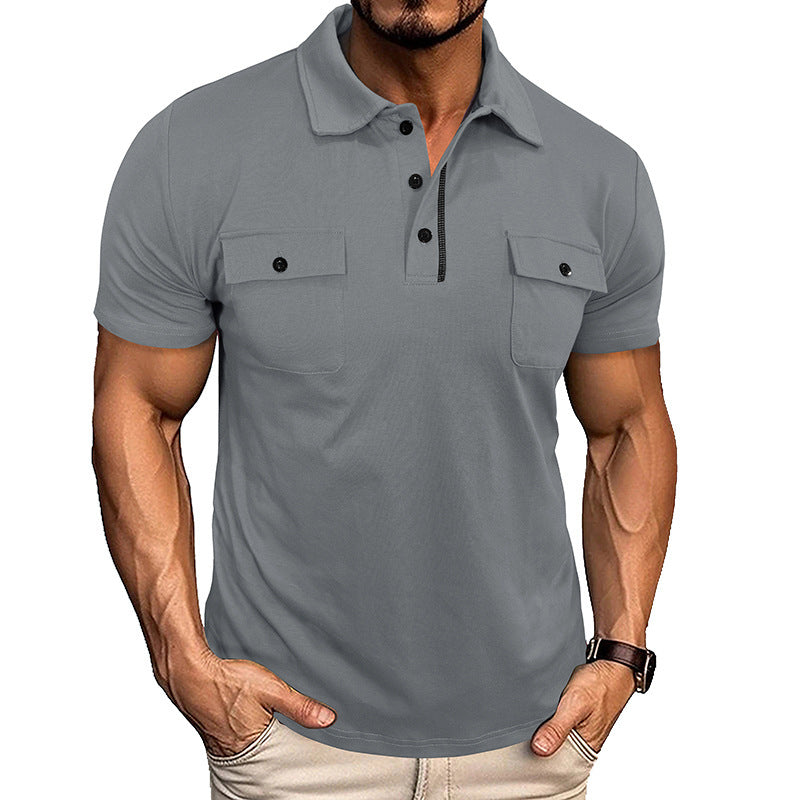 Men’s Summer Polo Shirt with Pockets Seasia