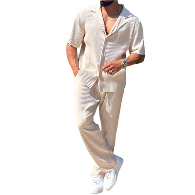 Sports Men Suit Fashion Casual Two Piece Set Seasia