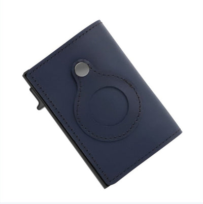 Slim RFID Leather Wallet for AirTag Seasia