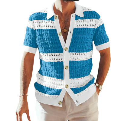 Men’s Luxury Knitted Polo Shirt Seasia