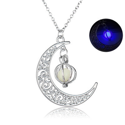 Moonlight Glow Pendant Necklace Seasia