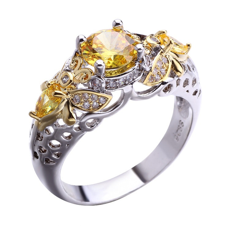 Geometric Zircon Ring Seasia