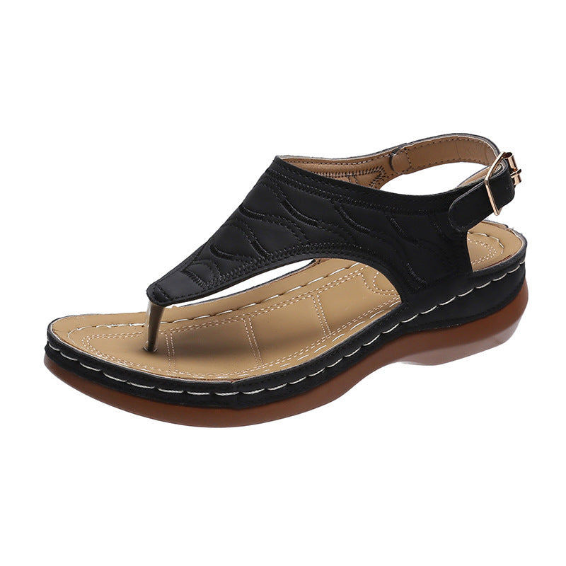 Casual Wedge Flip Flop Sandals Seasia