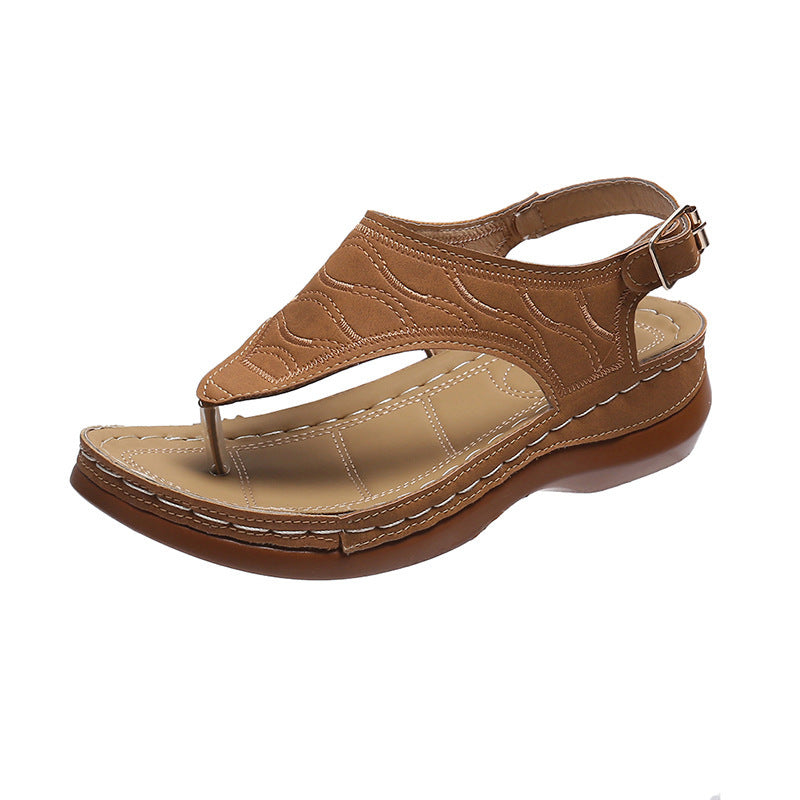 Casual Wedge Flip Flop Sandals Seasia