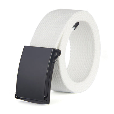 Solid Color Canvas Belt Seasia