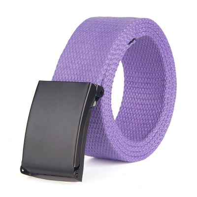 Solid Color Canvas Belt Seasia