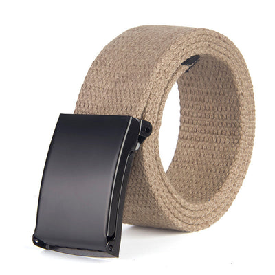 Solid Color Canvas Belt Seasia