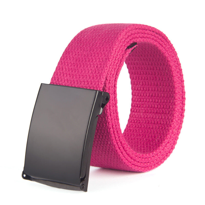Solid Color Canvas Belt Seasia