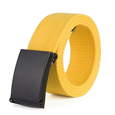 Solid Color Canvas Belt Seasia