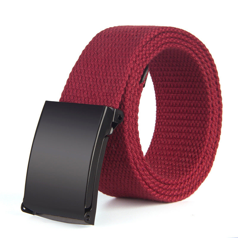 Solid Color Canvas Belt Seasia