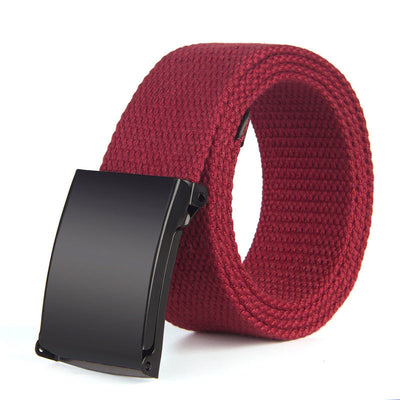 Solid Color Canvas Belt Seasia