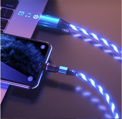540° Rotating LED Magnetic Charging Cable Seasia