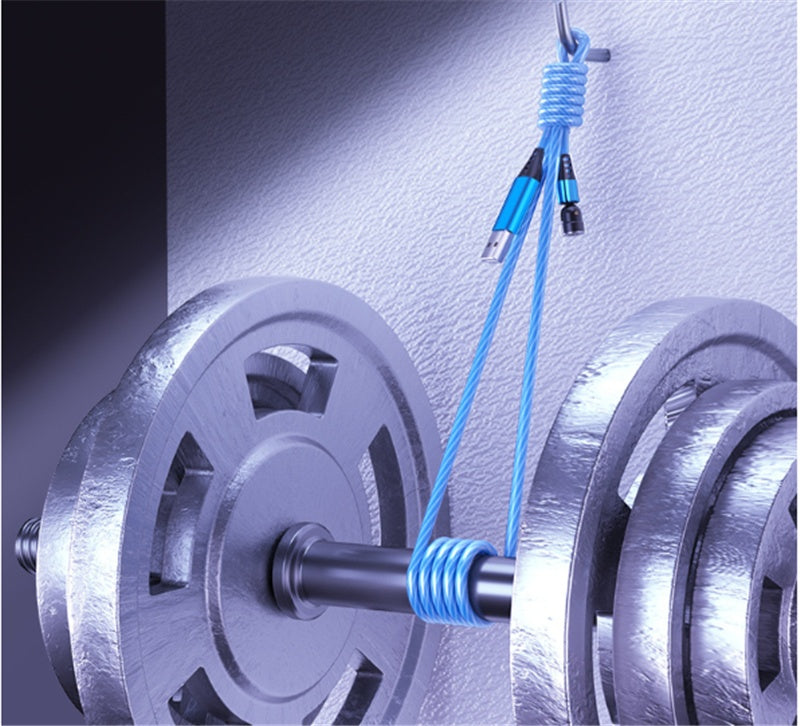 540° Rotating LED Magnetic Charging Cable Seasia