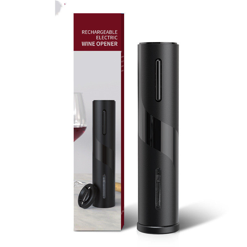 USB Rechargeable Electric Wine Bottle Opener Set – With Foil Cutter & Pourer Seasia