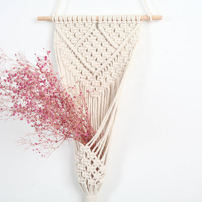 Woven Net Bag Flower Basket Wall Decoration Flower Shop Decoration Seasia