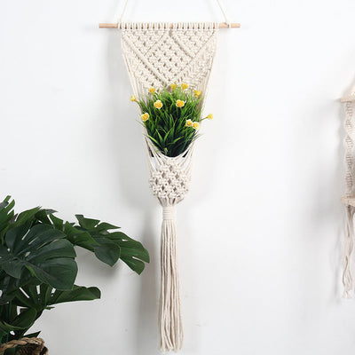 Woven Net Bag Flower Basket Wall Decoration Flower Shop Decoration Seasia
