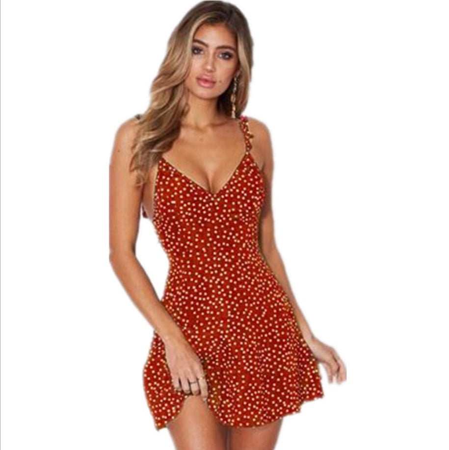Polka Dot Summer Sundress Seasia