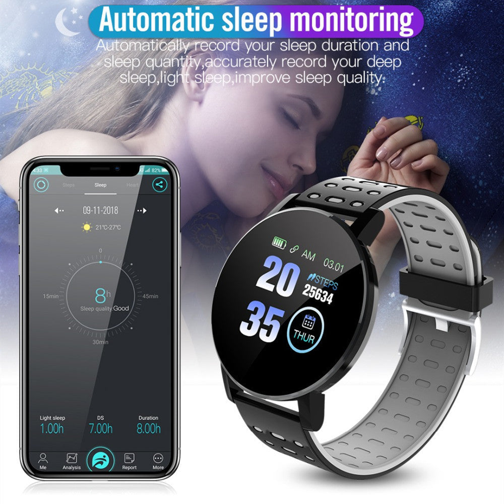 Bluetooth Smart Watch with Heart Rate Monitor & 7-Day Battery Life Seasia