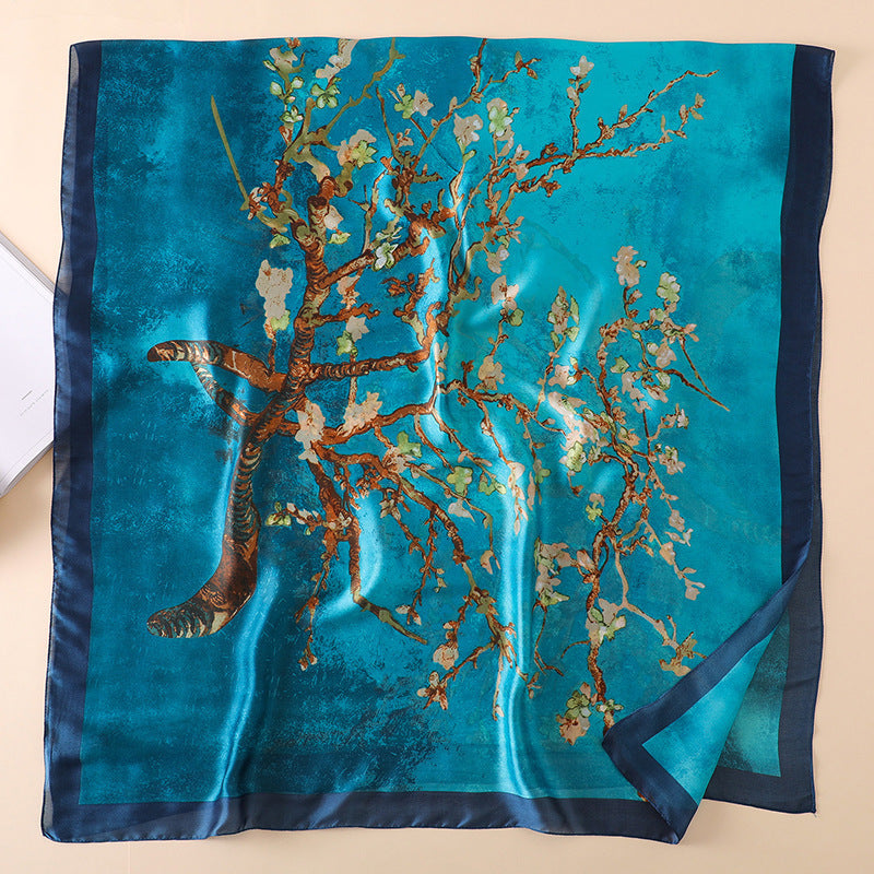 Luxury Rayon Silk Scarf Seasia