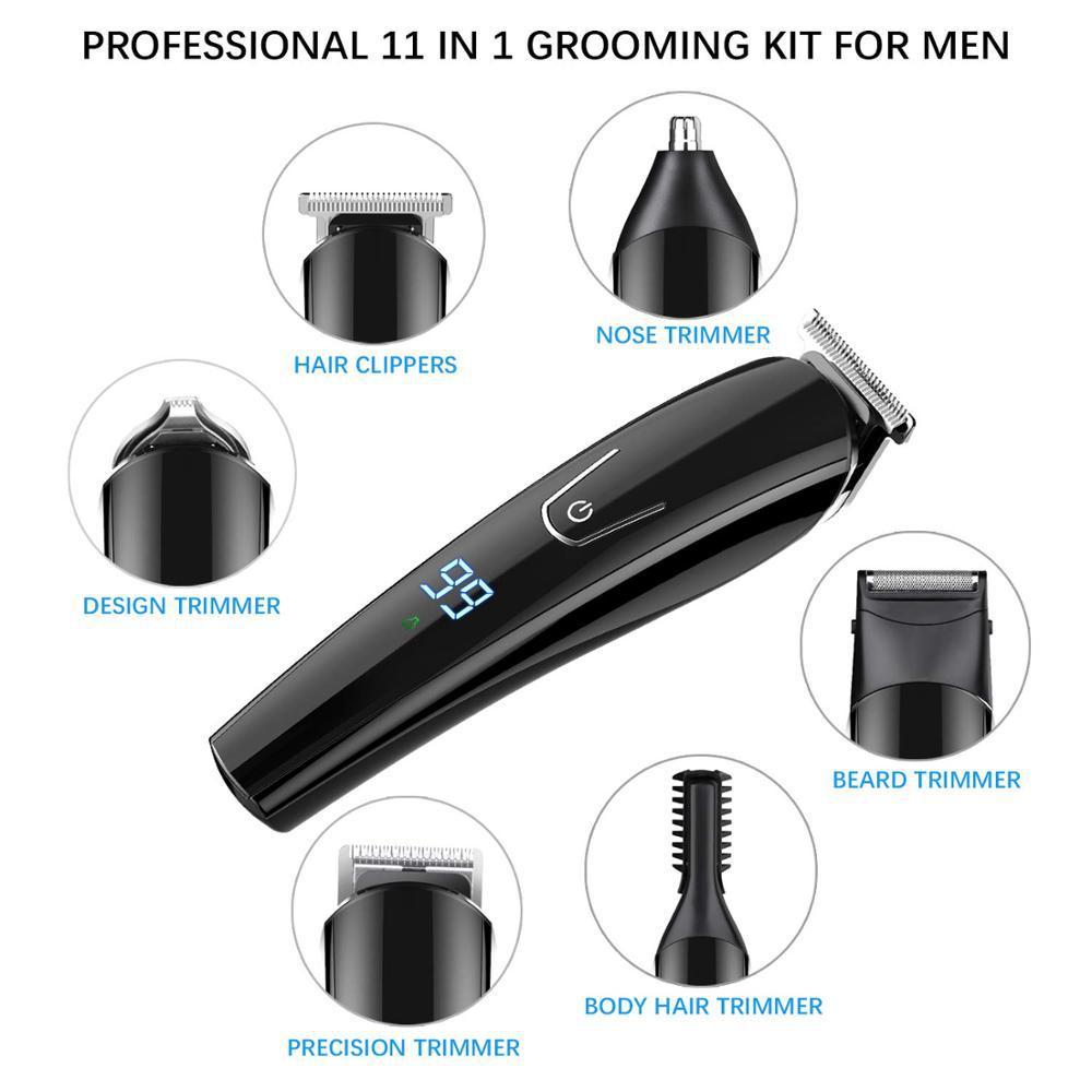 Electric Hair & Beard Trimmer – USB Rechargeable Clipper Seasia