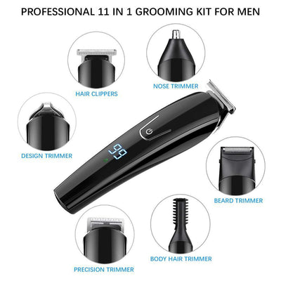 Electric Hair & Beard Trimmer – USB Rechargeable Clipper Seasia