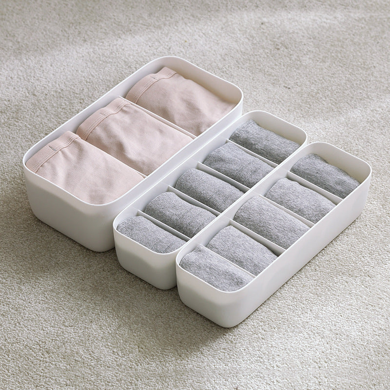 Socks & Underwear Drawer Organizer Box Seasia