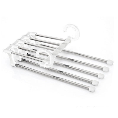 5-in-1 Multi-Functional Stainless Steel Wardrobe Hanger Seasia