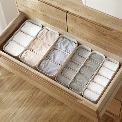 Socks & Underwear Drawer Organizer Box Seasia