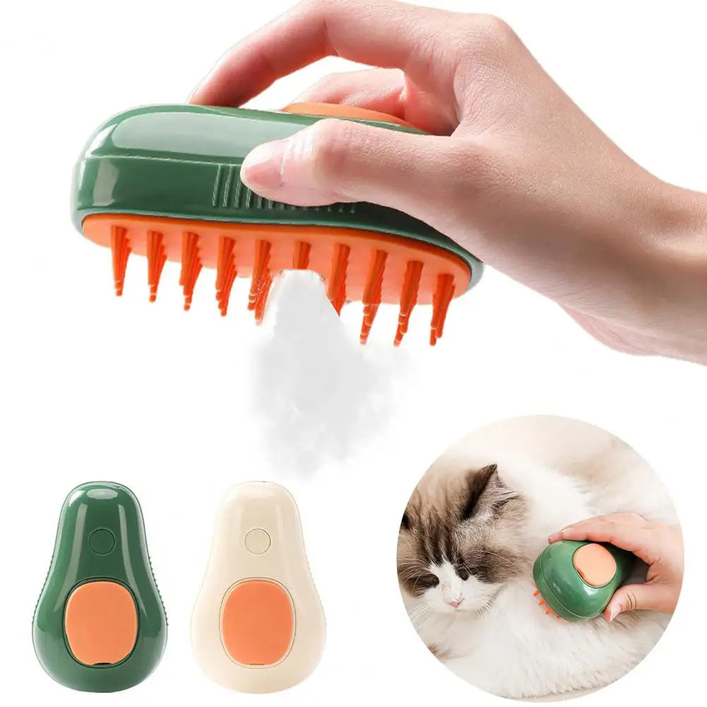 3-in-1 Steamy Pet Grooming Brush Seasia