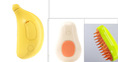 3-in-1 Steamy Pet Grooming Brush Seasia