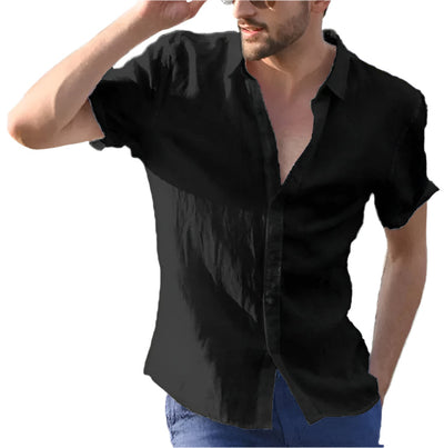 Men’s Summer Casual Button Shirt Seasia