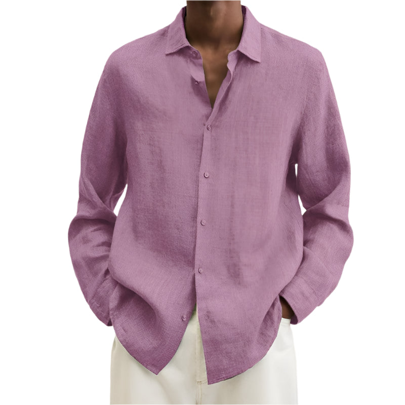 Men’s Long Sleeve Lapel Shirt Seasia