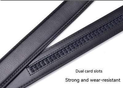Men’s Two-Layer Cowhide Business Belt Seasia
