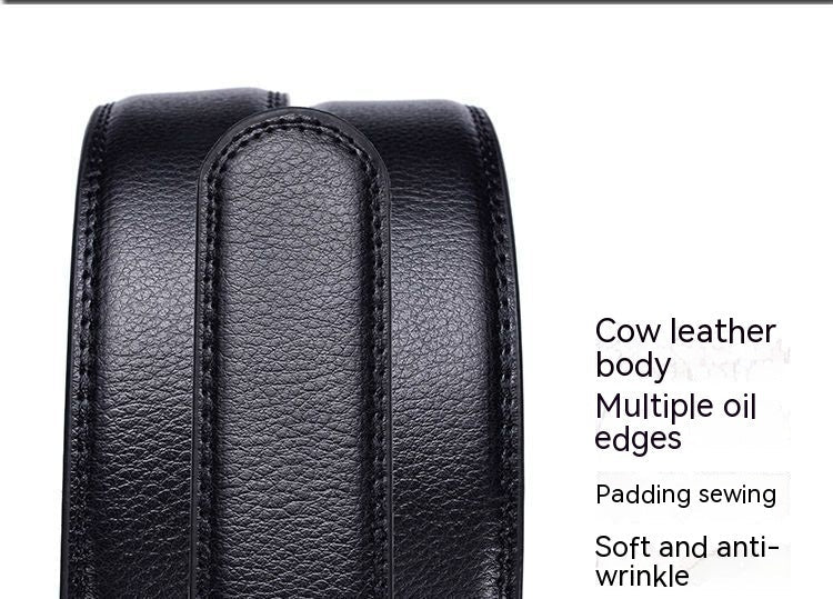 Men’s Two-Layer Cowhide Business Belt Seasia