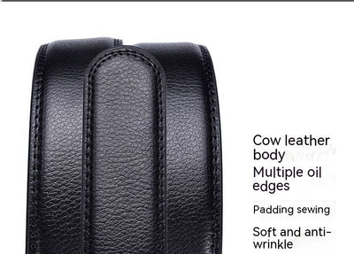 Men’s Two-Layer Cowhide Business Belt Seasia