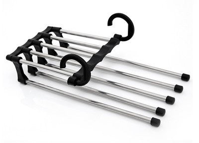 5-in-1 Multi-Functional Stainless Steel Wardrobe Hanger Seasia