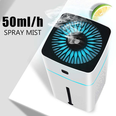 Air Purifier & Humidifier – 1000ml Cool Mist with 7-Color LED Light Seasia