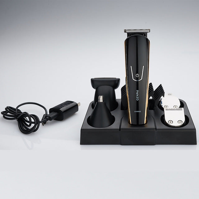 Electric Hair & Beard Trimmer – USB Rechargeable Clipper Seasia