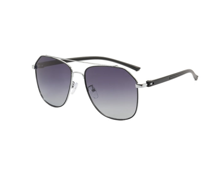 Men’s Double Bridge Aviator Sunglasses Seasia