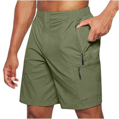 Men’s Knee-Length Elastic Waist Summer Shorts Seasia