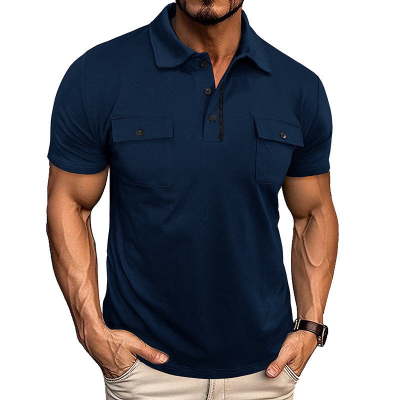 Men’s Summer Polo Shirt with Pockets Seasia