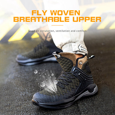 Men’s High-Top Steel Toe Work Boots Seasia