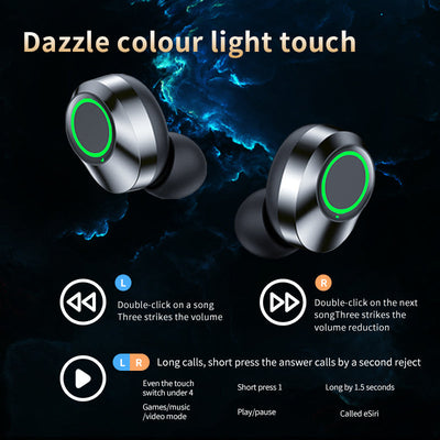YD03 Wireless Bluetooth Headset TWS with Smart Digital Display Seasia