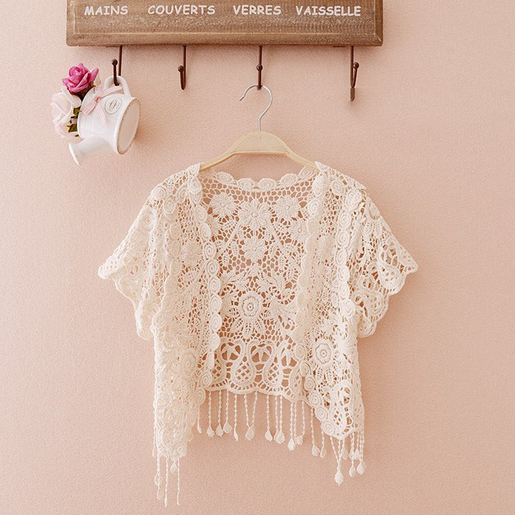 Lightweight Embroidered Sun Cardigan Seasia