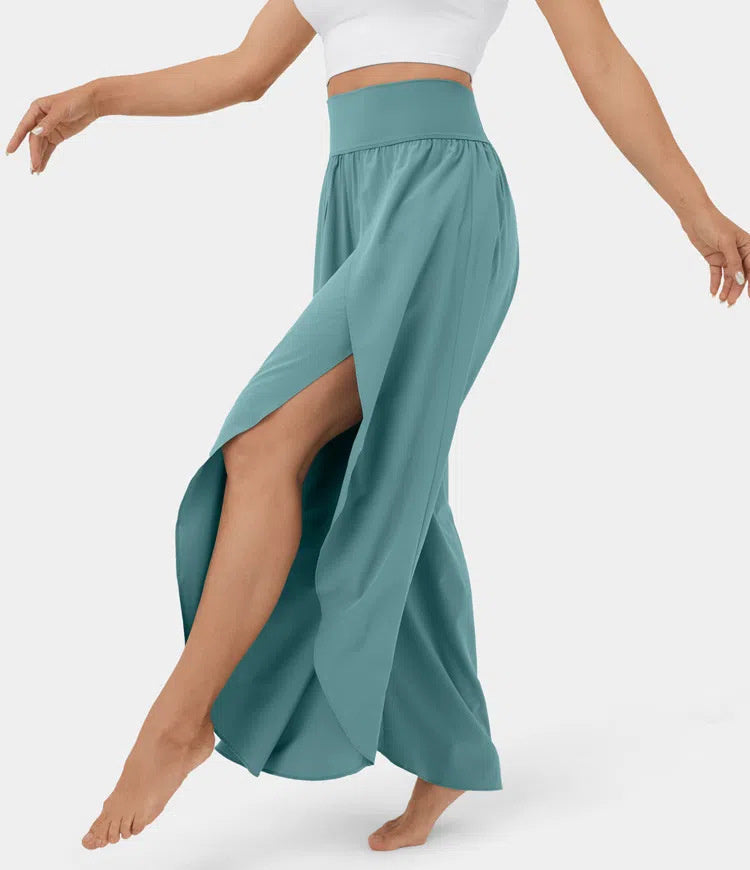 High Waist Split Yoga Pants Seasia